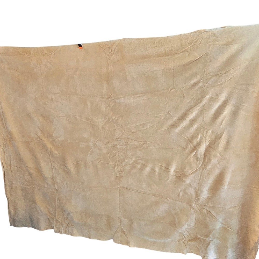Vellux Original Twin Blanket Tan Beige 66x90 Nylon Insulating Made in USA Plush